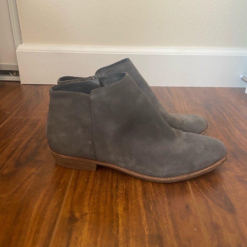 Gianni Bini Grey Suede Booties